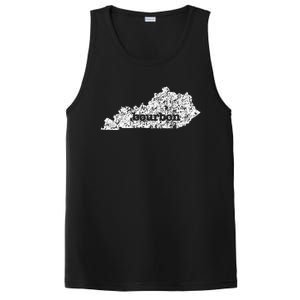 Kentucky Bourbon Love Home State PosiCharge Competitor Tank