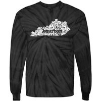 Kentucky Bourbon Love Home State Tie-Dye Long Sleeve Shirt