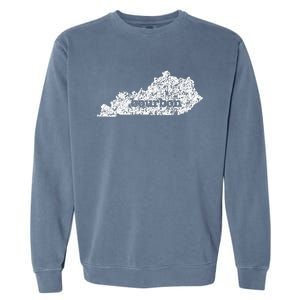 Kentucky Bourbon Love Home State Garment-Dyed Sweatshirt