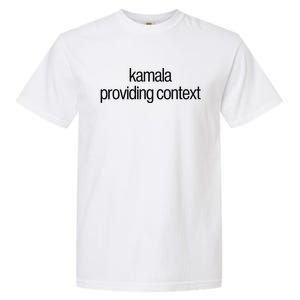 Kamala Brat Lime Green Providing Context Garment-Dyed Heavyweight T-Shirt