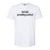 Kamala Brat Lime Green Providing Context Softstyle CVC T-Shirt