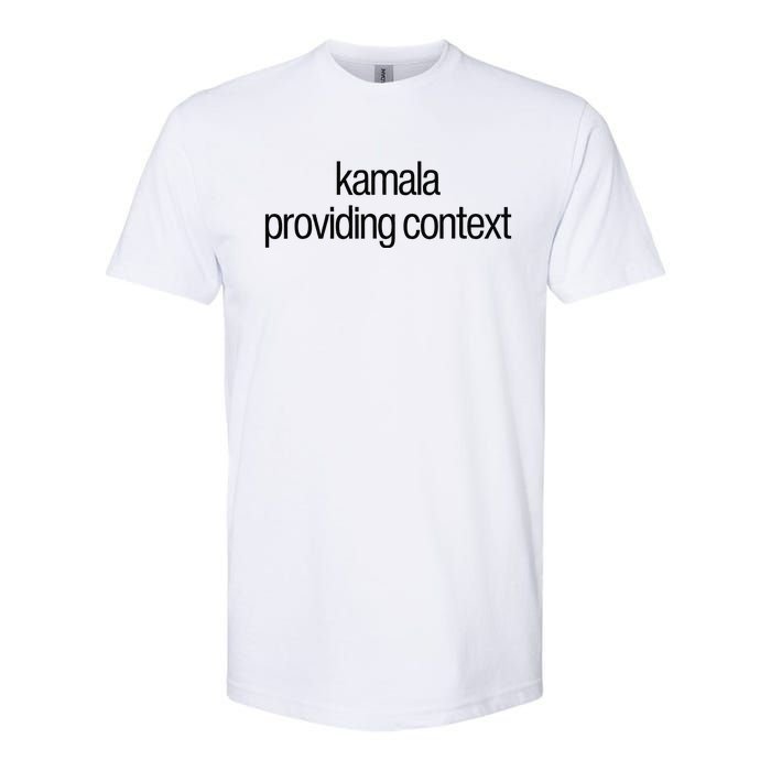 Kamala Brat Lime Green Providing Context Softstyle CVC T-Shirt