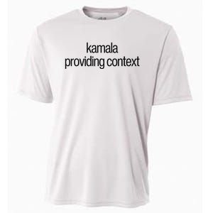 Kamala Brat Lime Green Providing Context Cooling Performance Crew T-Shirt