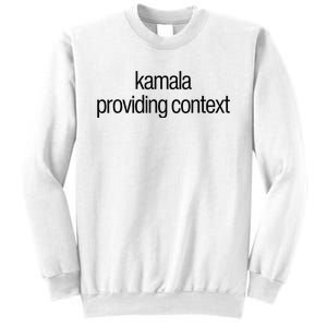 Kamala Brat Lime Green Providing Context Sweatshirt