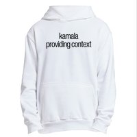 Kamala Brat Lime Green Providing Context Urban Pullover Hoodie