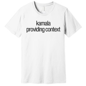 Kamala Brat Lime Green Providing Context Premium T-Shirt