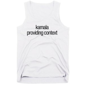 Kamala Brat Lime Green Providing Context Tank Top