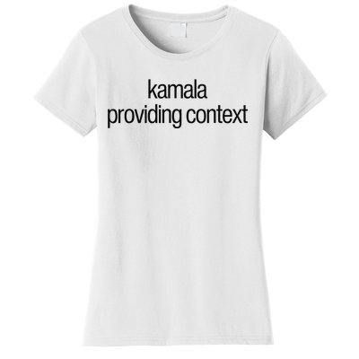 Kamala Brat Lime Green Providing Context Women's T-Shirt