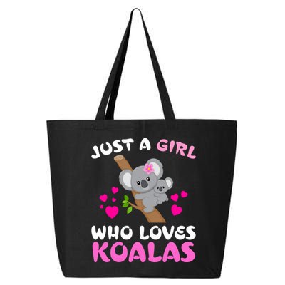 Koala Bear Lovers Just A Girl Who Loves Koalas Cool Gift 25L Jumbo Tote