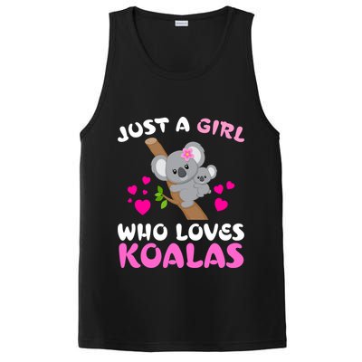 Koala Bear Lovers Just A Girl Who Loves Koalas Cool Gift PosiCharge Competitor Tank