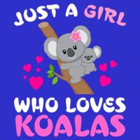 Koala Bear Lovers Just A Girl Who Loves Koalas Cool Gift Button