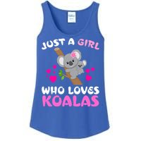 Koala Bear Lovers Just A Girl Who Loves Koalas Cool Gift Ladies Essential Tank