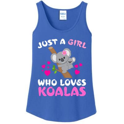 Koala Bear Lovers Just A Girl Who Loves Koalas Cool Gift Ladies Essential Tank