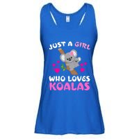 Koala Bear Lovers Just A Girl Who Loves Koalas Cool Gift Ladies Essential Flowy Tank