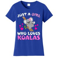 Koala Bear Lovers Just A Girl Who Loves Koalas Cool Gift Women's T-Shirt