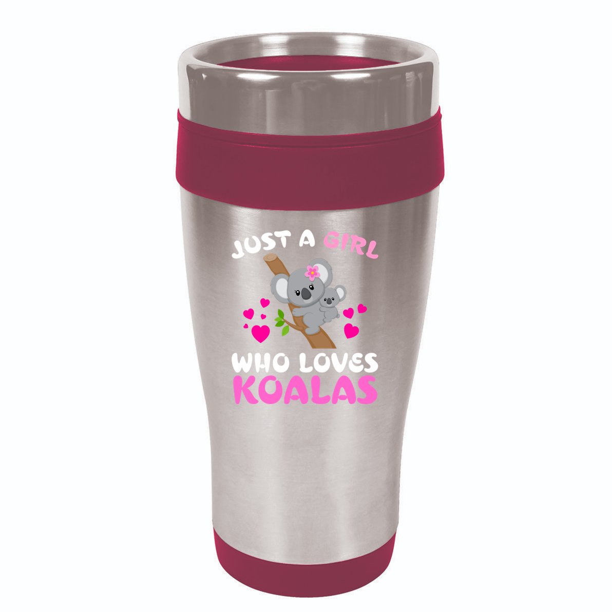 Koala Bear Lovers Just A Girl Who Loves Koalas Cool Gift 16oz Travel Tumbler