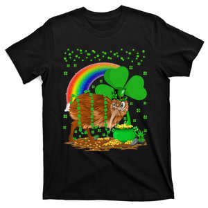 Kiwi Bird Lover Shamrock Rainbow Kiwi Bird St Patrick's Day T-Shirt