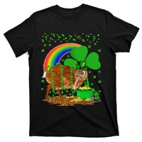 Kiwi Bird Lover Shamrock Rainbow Kiwi Bird St Patrick's Day T-Shirt