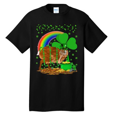 Kiwi Bird Lover Shamrock Rainbow Kiwi Bird St Patrick's Day Tall T-Shirt