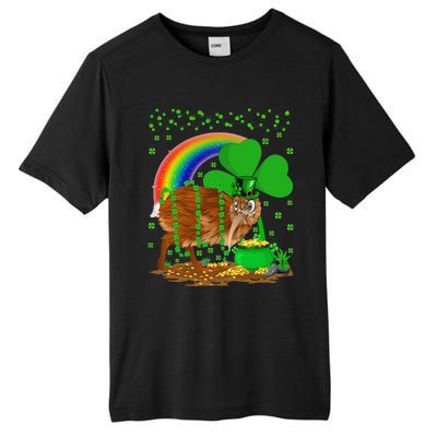 Kiwi Bird Lover Shamrock Rainbow Kiwi Bird St Patrick's Day Tall Fusion ChromaSoft Performance T-Shirt