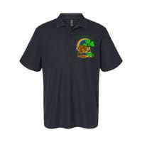 Kiwi Bird Lover Shamrock Rainbow Kiwi Bird St Patrick's Day Softstyle Adult Sport Polo