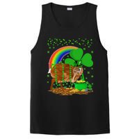 Kiwi Bird Lover Shamrock Rainbow Kiwi Bird St Patrick's Day PosiCharge Competitor Tank