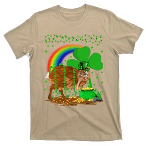 Kiwi Bird Lover Shamrock Rainbow Kiwi Bird St Patrick's Day T-Shirt