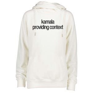 Kamala Brat Lime Green Providing Context Election 2024 Apparel Womens Funnel Neck Pullover Hood