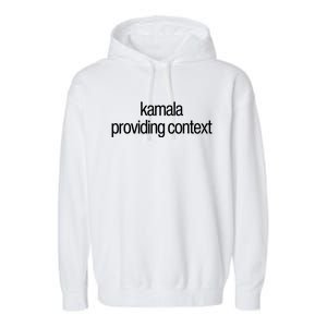 Kamala Brat Lime Green Providing Context Election 2024 Apparel Garment-Dyed Fleece Hoodie