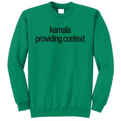 Kamala Brat Lime Green Providing Context Sweatshirt