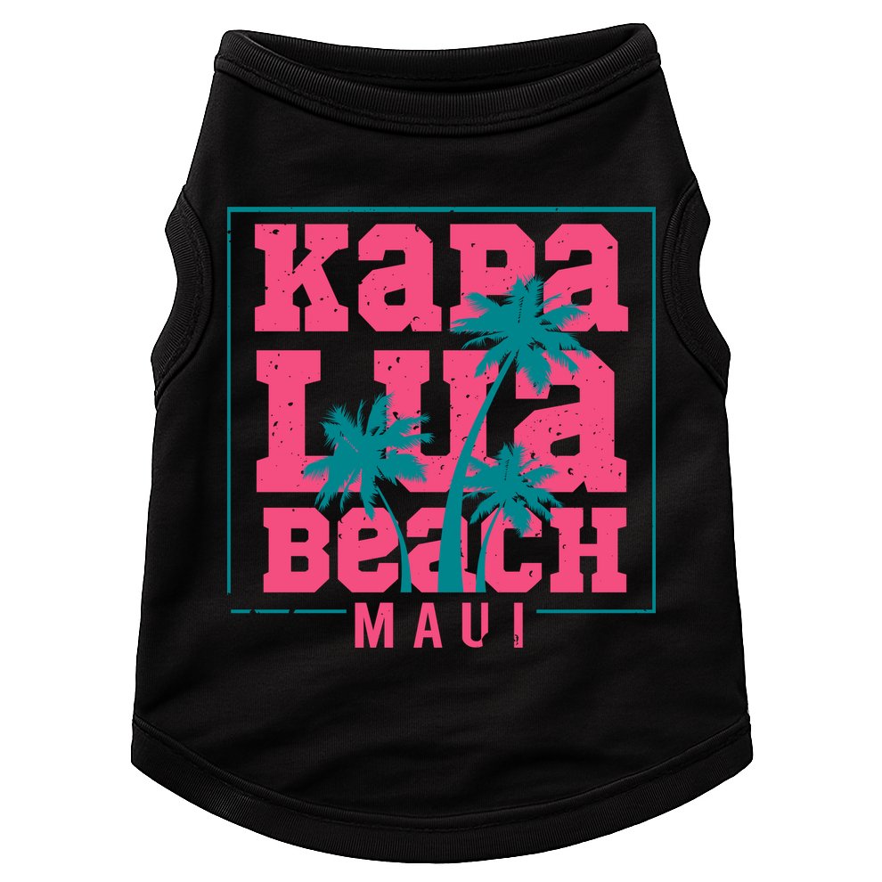 Kapalua Beach Maui Doggie Tank