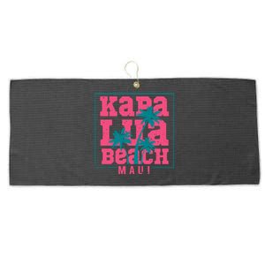 Kapalua Beach Maui Large Microfiber Waffle Golf Towel