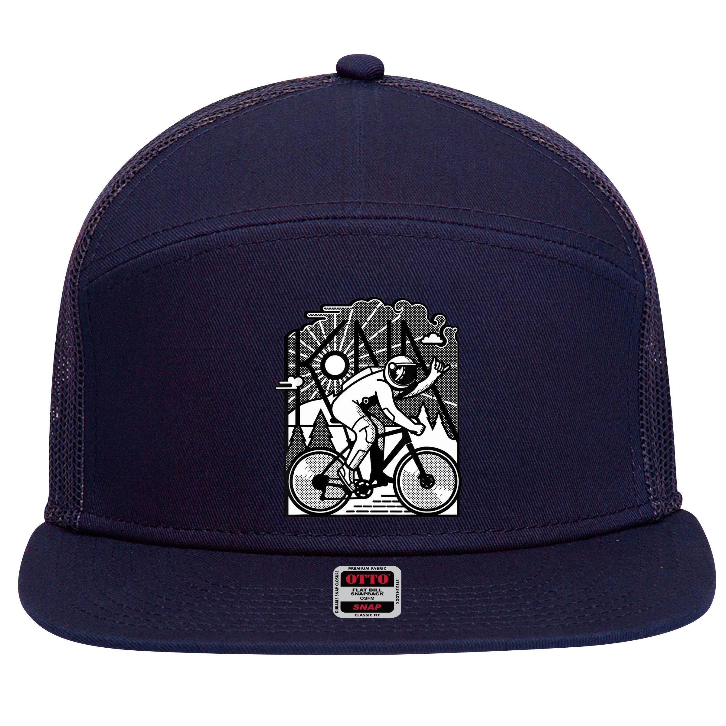 Kona Bikes - MTB Cycling Bicycle Biking 7 Panel Mesh Trucker Snapback Hat