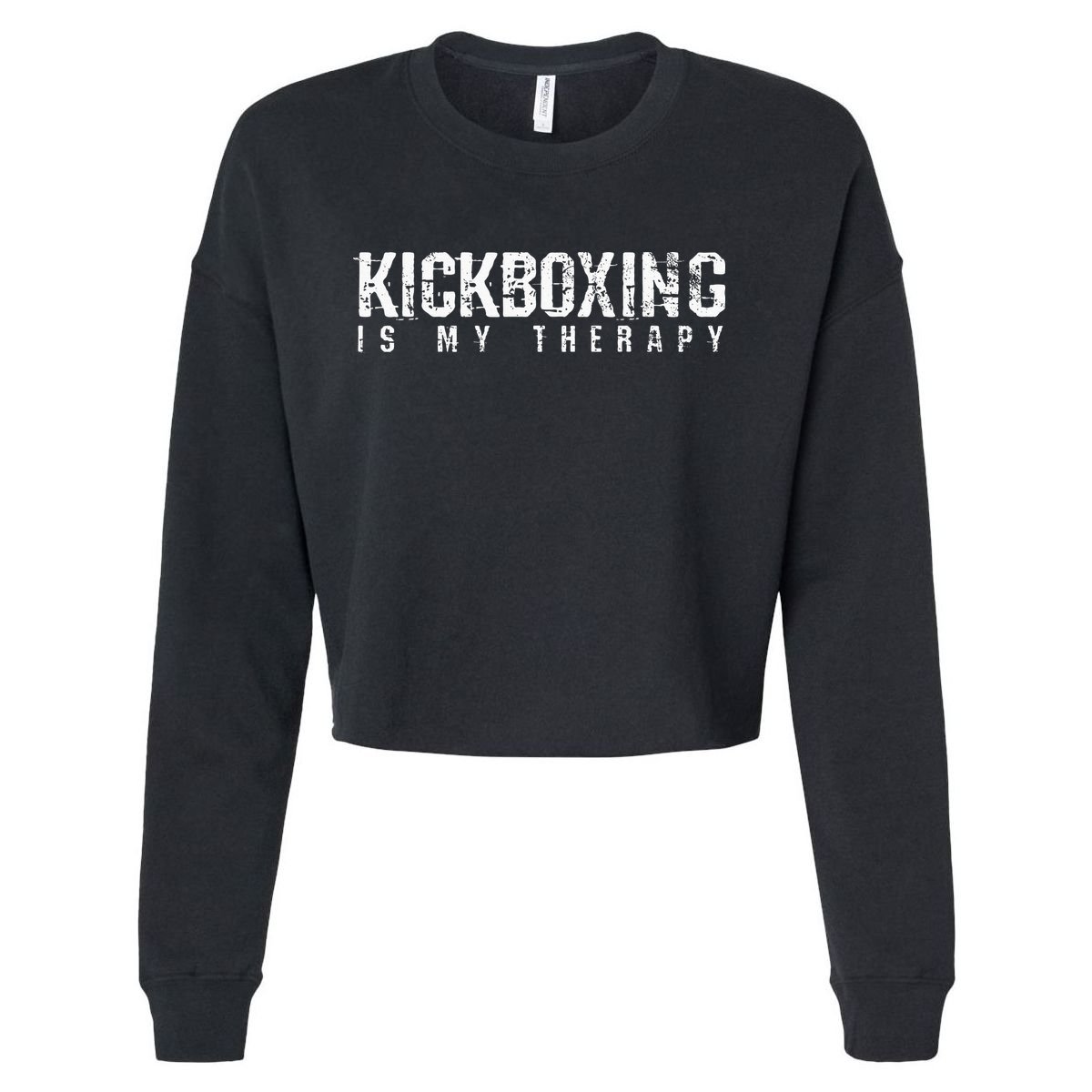 Kickboxing Boxing Material Arts Gift Cropped Pullover Crew