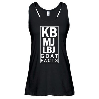 Kb Mj Lbj Basketball Goat Facts Ladies Essential Flowy Tank