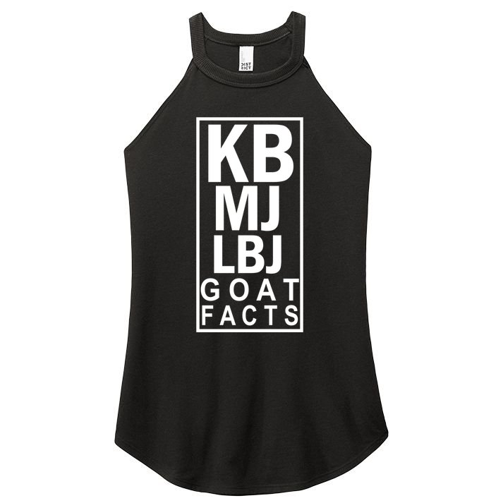 Kb Mj Lbj Basketball Goat Facts Women's Perfect Tri Rocker Tank