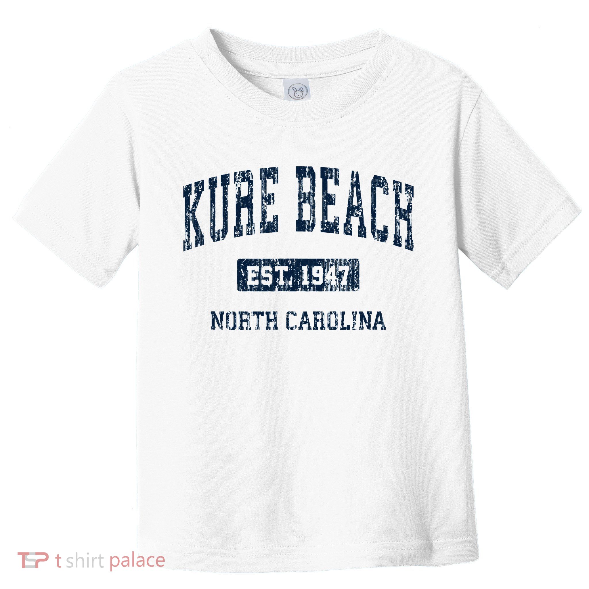 Kure Beach North Carolina Nc Vintage Athletic Sports Design Toddler T-Shirt