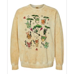 Korok Breath Of The Wild Hylia Colorblast Crewneck Sweatshirt