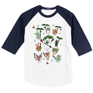 Korok Breath Of The Wild Hylia Baseball Sleeve Shirt