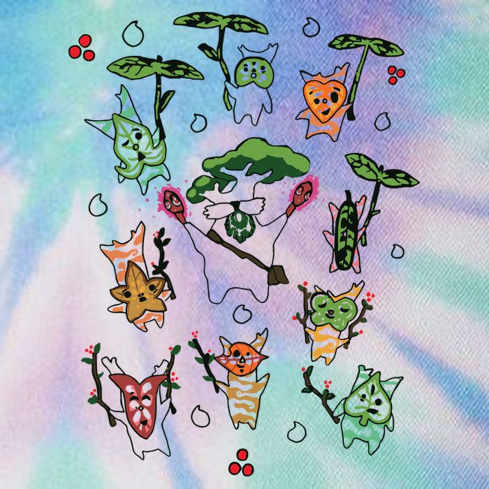 Korok Breath Of The Wild Hylia Legacy Tie Dye Trucker Hat