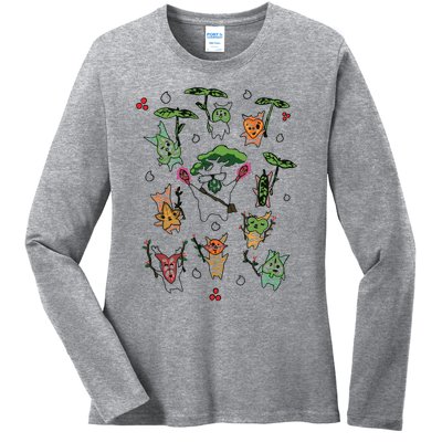 Korok Breath Of The Wild Hylia Ladies Long Sleeve Shirt