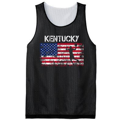 Kentucky Basketball Players American Flag Mesh Reversible Basketball Jersey Tank