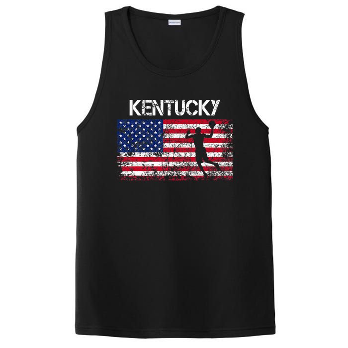 Kentucky Basketball Players American Flag PosiCharge Competitor Tank