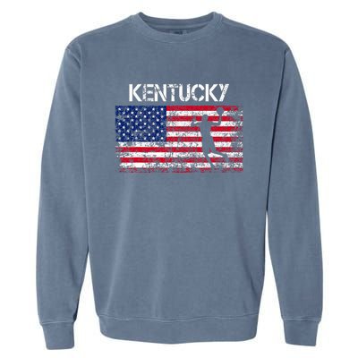 Kentucky Basketball Players American Flag Garment-Dyed Sweatshirt