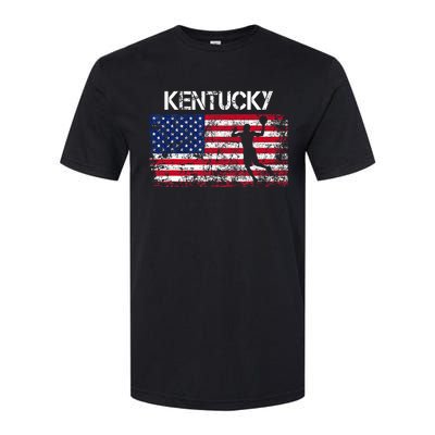 Kentucky Basketball Players American Flag Softstyle® CVC T-Shirt