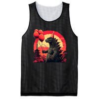 Kaiju Birthday Party Japan Monster Movie Bday Decorations Mesh Reversible Basketball Jersey Tank