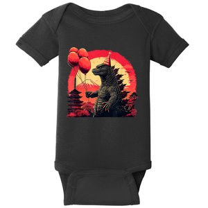 Kaiju Birthday Party Japan Monster Movie Bday Decorations Baby Bodysuit