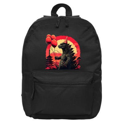 Kaiju Birthday Party Japan Monster Movie Bday Decorations 16 in Basic Backpack