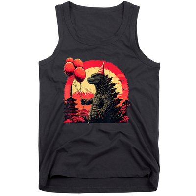 Kaiju Birthday Party Japan Monster Movie Bday Decorations Tank Top