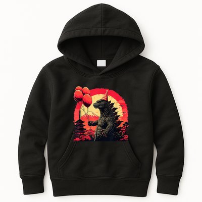 Kaiju Birthday Party Japan Monster Movie Bday Decorations Kids Hoodie